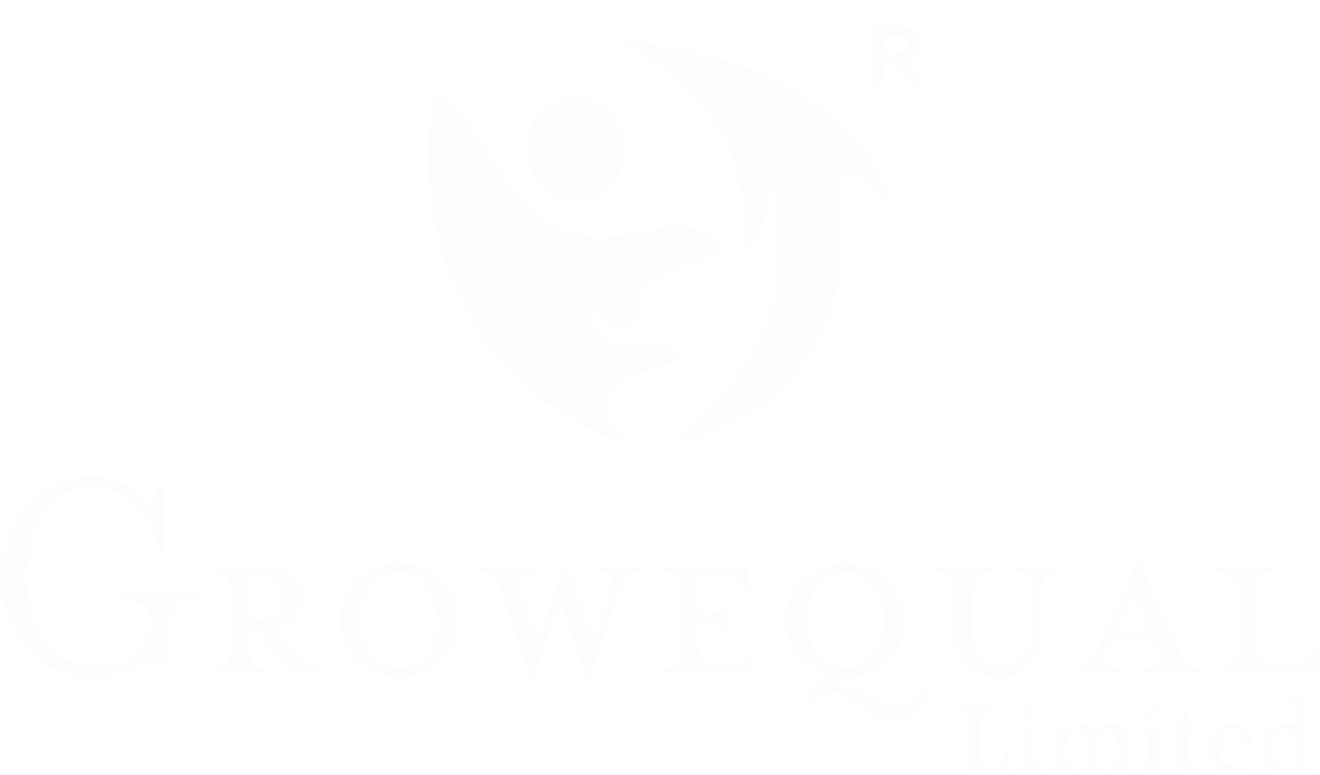 Growequal Limited White Logo
