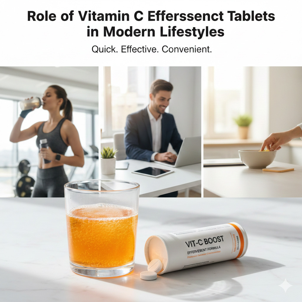 Role of Vitamin C Effervescent Tablets in Modern Lifestyles