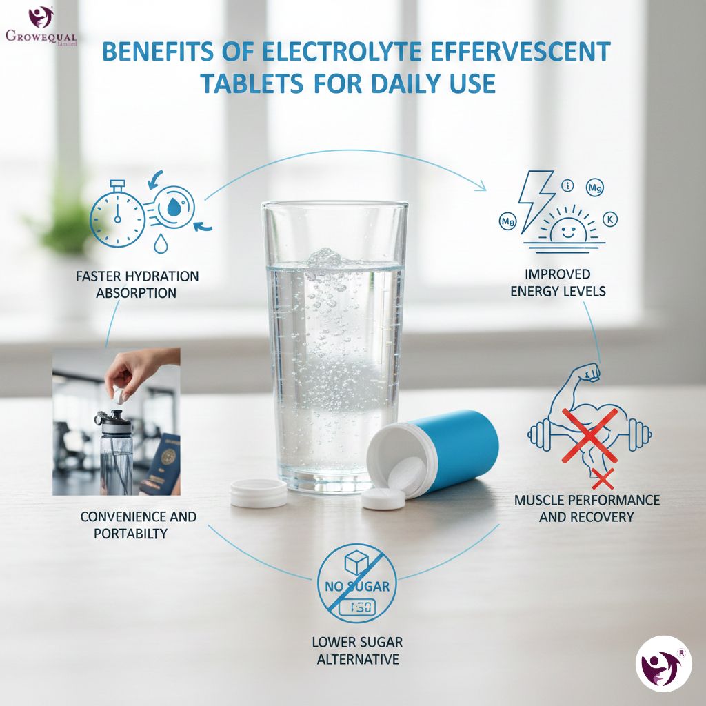 Benefits of Electrolyte Effervescent Tablets for Daily Use India