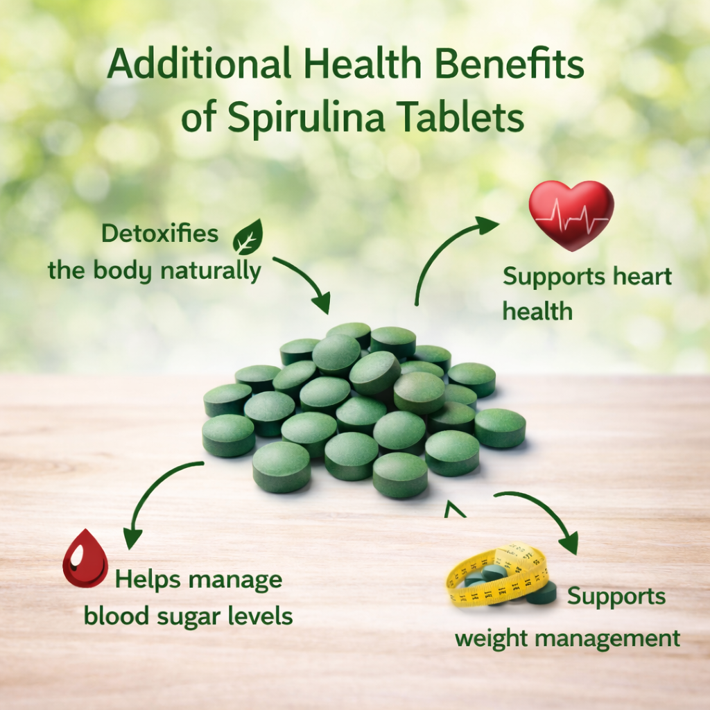 Additional Health Benefits of Spirulina