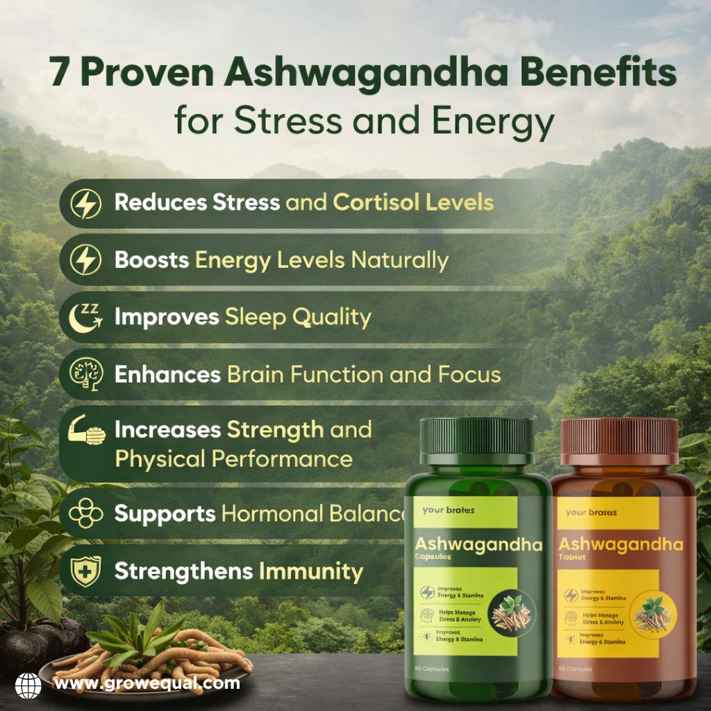 7 Proven Ashwagandha Benefits for Stress and Energy