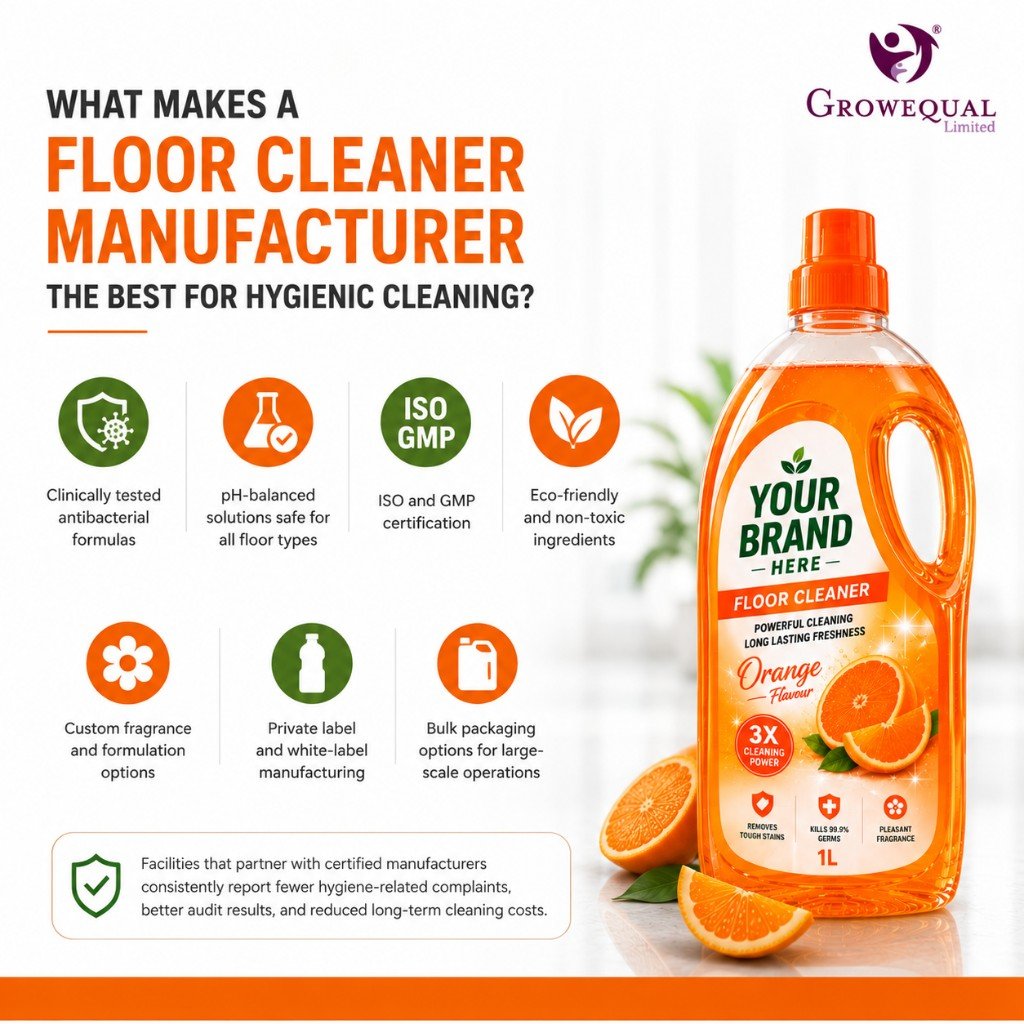 Floor Cleaner Manufacturer for Hygienic Cleaning